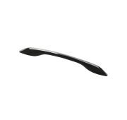 Ручка-скоба 160 (192)мм черный/хром S-3900-160(192) BL (30) Kerron