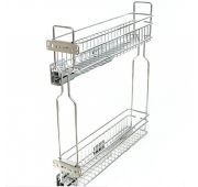 Корзина выдв.  JET  (база 150) левая, 2 полки полн/выдв с доводчиком SW150L.150CP (104*450*479) АС