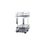 KR28/1/3/300 Корзина 2-х яр БАЗА 300 с довод. QUADRA (Ш300хГ478хВ650) BOYARD