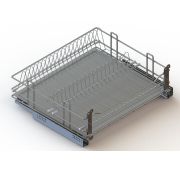 Корзина-сушка (база 450) Хром с доводчиком + напр Hettich