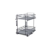 KR28/1/3/400 Корзина 2-х яр база 400 ГРАФИТ с дов QUADRA (Ш400хГ478хВ650) BOYARD