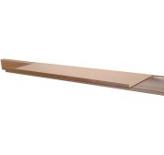 Полка AL прямая шампань (406*12*131) Boyard