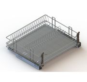 Корзина-сушка (база 900) Хром с доводчиком + напр GTV