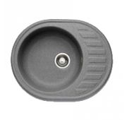 Мойка каменная матовая 03 Мокрый асфальт  (615*495*215)