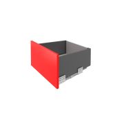 Направляющие 450мм Графит SB41 СТАРТ, боковина 199 мм прямая PUSH+SOFT BOYARD