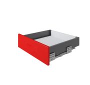 Направляющие 350мм Графит SB38 СТАРТ, боковина 86 мм прямая PUSH+SOFT BOYARD