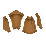 Комплект заглушек к плинтусу (97М) Thermoplast