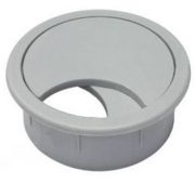 Розетка под кабель (Темно-серая) пр-во Россия