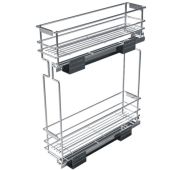 Корзина 150/2 c дов левая (на Шарик. скрыт монтажа) Г450*Ш100*В520 HISSEN