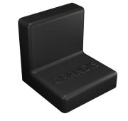 Накладка к уголку черный GRANDIS 25*25 (200)