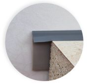 Лента уплотнительная для столешниц L=3050 (скрутка) АСФАЛЬТ