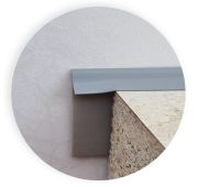 Лента уплотнительная для столешниц L=3050 (скрутка) СЕРЫЙ